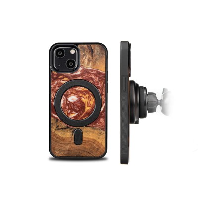 Bewood Resin Case  iPhone 13 Mini  Planets  Mars  MagSafe