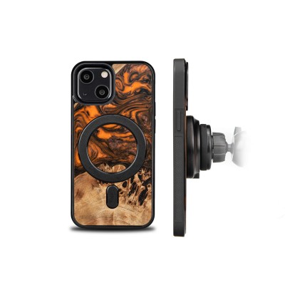 Bewood Resin Case  iPhone 13 Mini  Orange  MagSafe