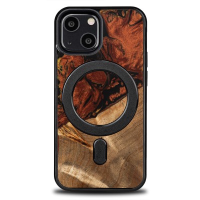 Bewood Resin Case  iPhone 13 Mini  4 Elements  Fire  MagSafe