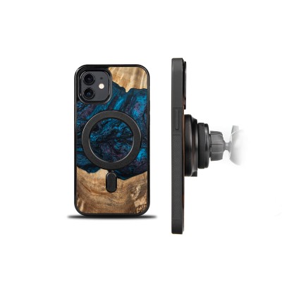 Bewood Resin Case  iPhone 12 / 12 Pro  Planets  Neptune  MagSafe