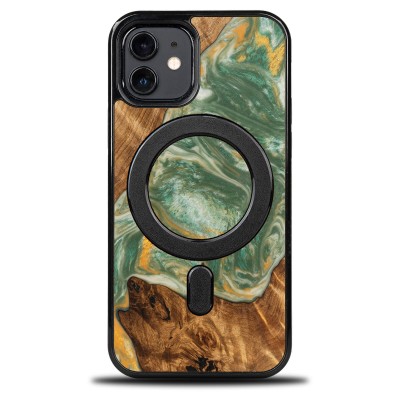 Bewood Resin Case  iPhone 12 / 12 Pro  4 Elements  Water  MagSafe
