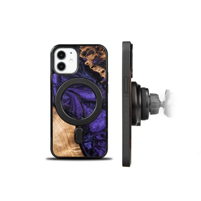 Bewood Resin Case  iPhone 12 Mini  Violet  MagSafe