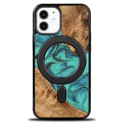 Bewood Resin Case  iPhone 12 Mini  Turquoise  MagSafe