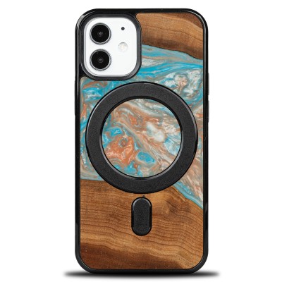 Bewood Resin Case  iPhone 12 Mini  Planets  Saturn  MagSafe