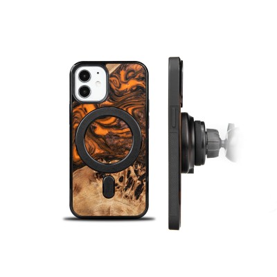 Bewood Resin Case  iPhone 12 Mini  Orange  MagSafe