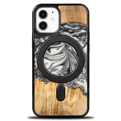 Bewood Resin Case  iPhone 12 Mini  4 Elements  Earth  MagSafe