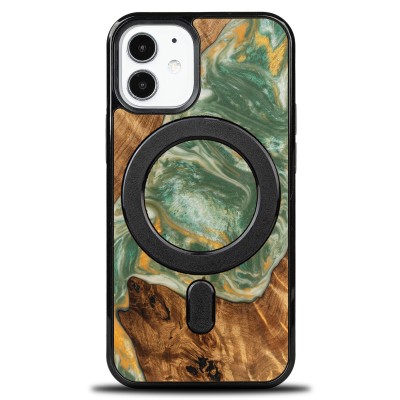 Bewood Resin Case  iPhone 12 Mini  4 Elements  Water  MagSafe