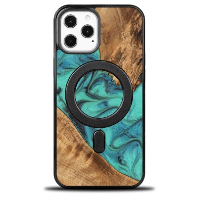 Bewood Resin Case  iPhone 12 Pro Max  Turquoise  MagSafe