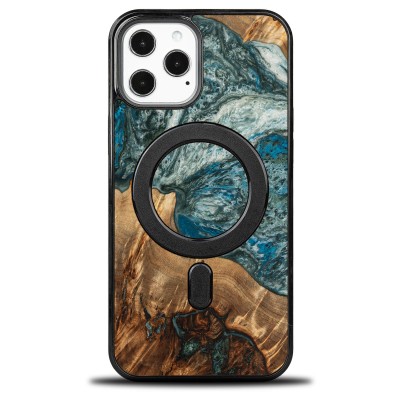 Bewood Resin Case  iPhone 12 Pro Max  Planets  Earth  MagSafe