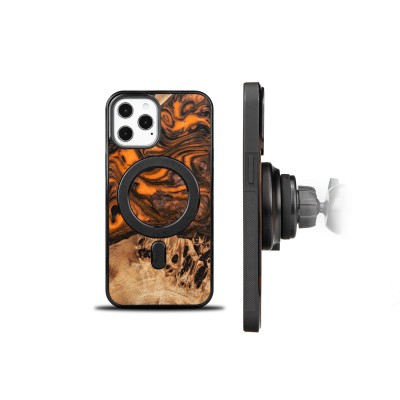Bewood Resin Case  iPhone 12 Pro Max  Orange  MagSafe