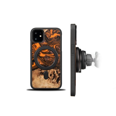 Bewood Resin Case  iPhone 11  Orange  MagSafe