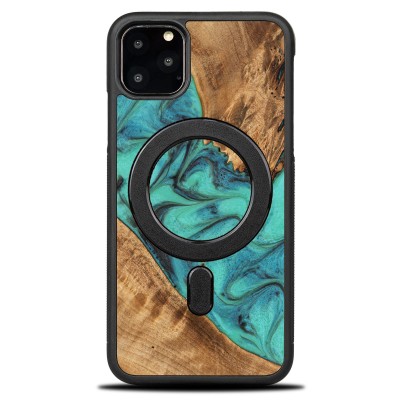 Bewood Resin Case  iPhone 11 Pro Max  Turquoise  MagSafe