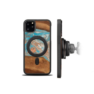 Bewood Resin Case  iPhone 11 Pro Max  Planets  Saturn  MagSafe