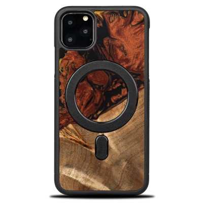Bewood Resin Case  iPhone 11 Pro Max  4 Elements  Fire  MagSafe