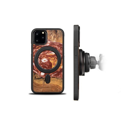 Bewood Resin Case  iPhone 11 Pro  Planets  Mars  MagSafe
