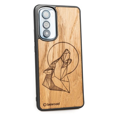 Motorola Edge 30 Wolf Oak Bewood Wood Case