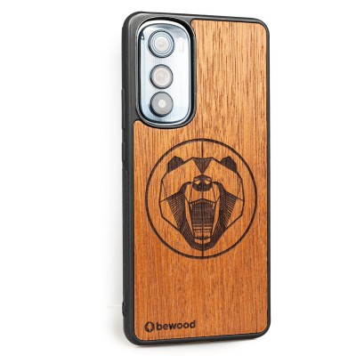 Motorola Edge 30 Bear Merbau Bewood Wood Case