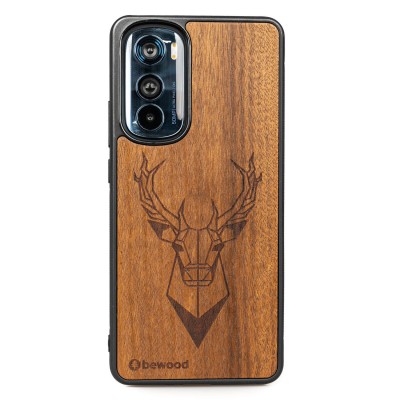 Motorola Edge 30 Deer Imbuia Bewood Wood Case