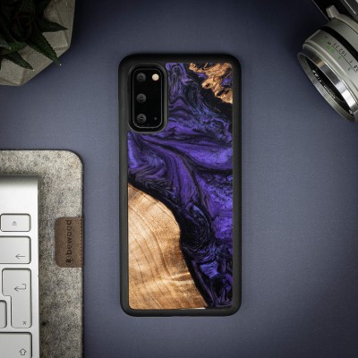 Bewood Resin Case  Samsung Galaxy S20  Violet