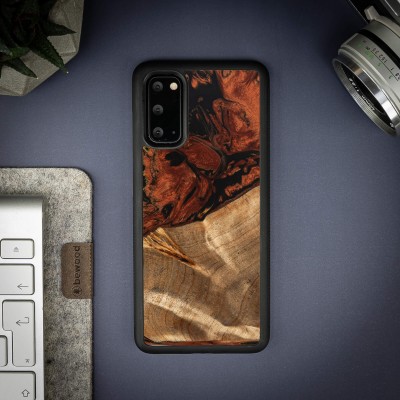 Bewood Resin Case  Samsung Galaxy S20  4 Elements  Fire