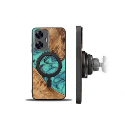 Bewood Resin Case  Realme C55  Turquoise