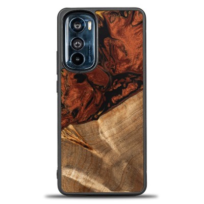 Bewood Resin Case  Motorola Edge 30  4 Elements  Fire