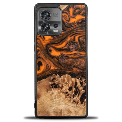 Bewood Resin Case  Motorola Edge 30 Fusion  Orange