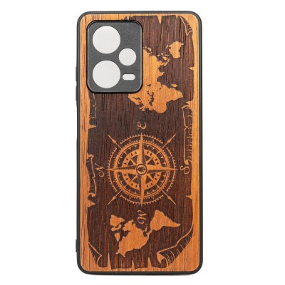 Redmi Note 12 Pro Plus 5G Compass Merbau Bewood Wood Case