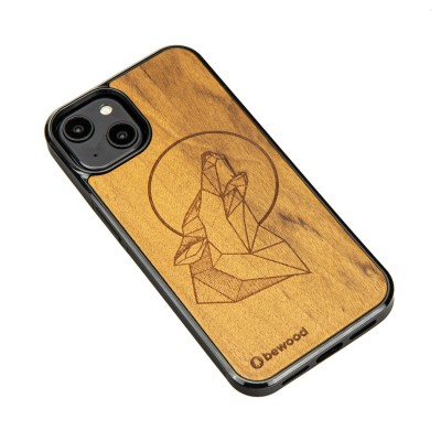 Apple iPhone 15 Wolf Imbuia Bewood Wood Case