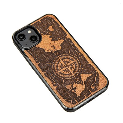 Apple iPhone 15 Compass Merbau Bewood Wood Case