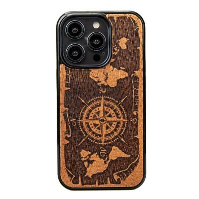 Apple iPhone 15 Pro Compass Merbau Bewood Wood Case