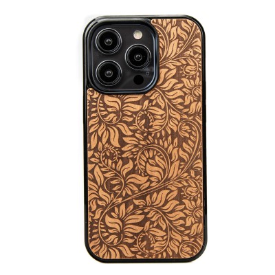 Drewniane Etui Bewood iPhone 15 Pro LIŚCIE JABŁOŃ