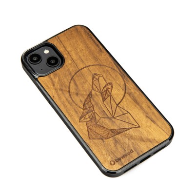 Apple iPhone 15 Plus Wolf Imbuia Bewood Wood Case