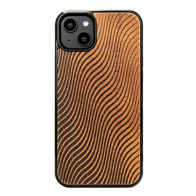 Apple iPhone 15 Plus Waves Merbau Bewood Wood Case