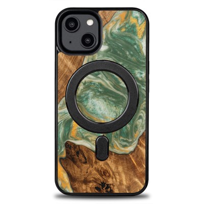 Bewood Resin Case  iPhone 15  4 Elements  Water  MagSafe