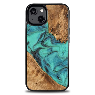 Etui Bewood Unique do iPhone 15  Turquoise