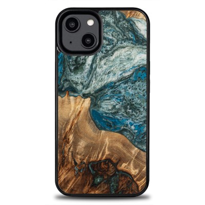 Bewood Resin Case  iPhone 15  Planets  Earth