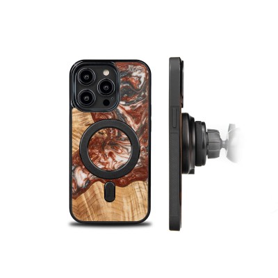 Bewood Resin Case  iPhone 15 Pro  Planets  Venus  MagSafe  MagSafe