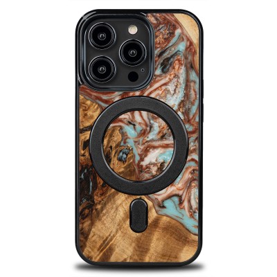 Bewood Resin Case  iPhone 15 Pro  Planets  Jupiter  MagSafe
