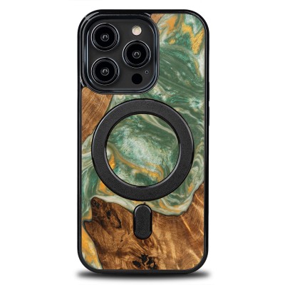 Bewood Resin Case  iPhone 15 Pro  4 Elements  Water  MagSafe