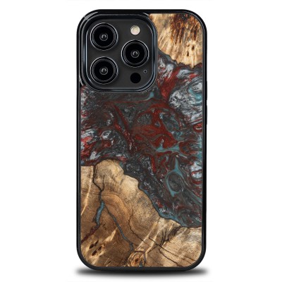 Bewood Resin Case  iPhone 15 Pro  Planets  Pluto