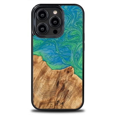 Bewood Resin Case  iPhone 15 Pro  Neons  Tokyo