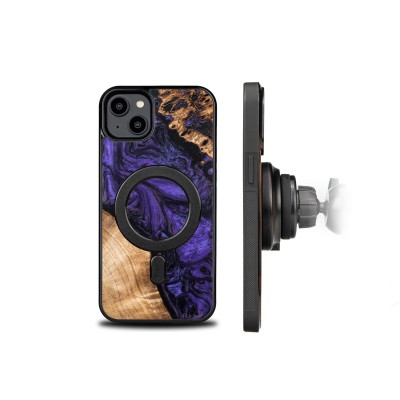 Bewood Resin Case  iPhone 15 Plus  Violet  MagSafe