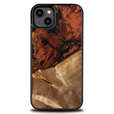 Bewood Resin Case  iPhone 15 Plus  4 Elements  Fire