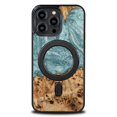 Bewood Resin Case  iPhone 15 Pro Max  Planets  Uranus  MagSafe