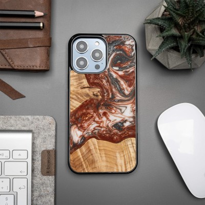 Bewood Resin Case  iPhone 15 Pro Max  Planets  Venus