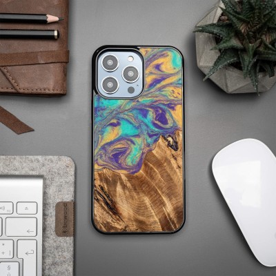 Bewood Resin Case  iPhone 15 Pro Max  Planets  Mercury