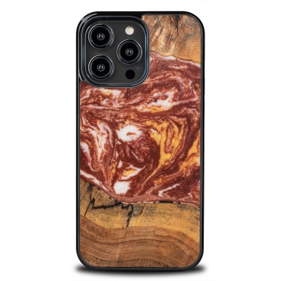 Bewood Resin Case  iPhone 15 Pro Max  Planets  Mars