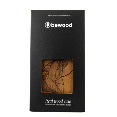 Motorola Edge 40 Pro Wolf Imbuia Bewood Wood Case