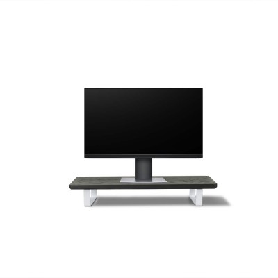 Monitor Stand Desk Shelf Bewood  White  Black Oak  Short
